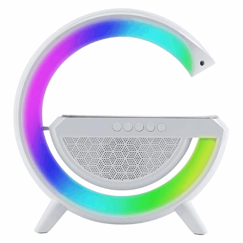 3-in-1 Bluetooth Speaker Lamp with Wireless Charging