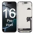 iPhone 16 Pro Compatible Replacement Incell LCD Touch Screen With Middle Frame Black
