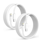 USB Type-C to Lightning Fast Charging Cable 1 Metre – 2 Pack