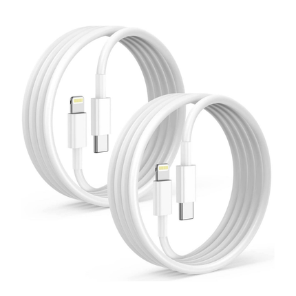 USB Type-C to Lightning Fast Charging Cable 1 Metre – 2 Pack