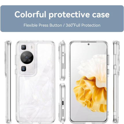 Huawei P60 - P60 Pro Compatible Clear TPU Acrylic Protective Case