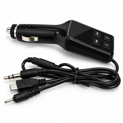 Car MP3 FM Transmitter 8-in-1 12-24V Bluetooth Music Player with AUX Micro USB Nokia Charger