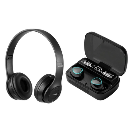 Combo Deal P47 Wireless Headphones & M10 TWS Earbuds