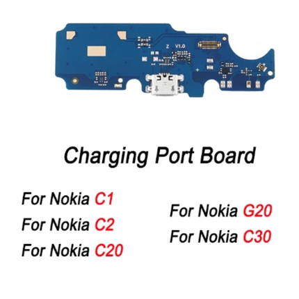 Nokia C1 / C2 / C20 / G20 / C30 Replacement Charging Port Board with Micro USB