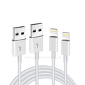 iPhone Lightning USB Fast Charging & Data Sync Cable Pack of 2