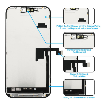 iPhone 16 Pro Max Compatible Incell LCD Screen Replacement