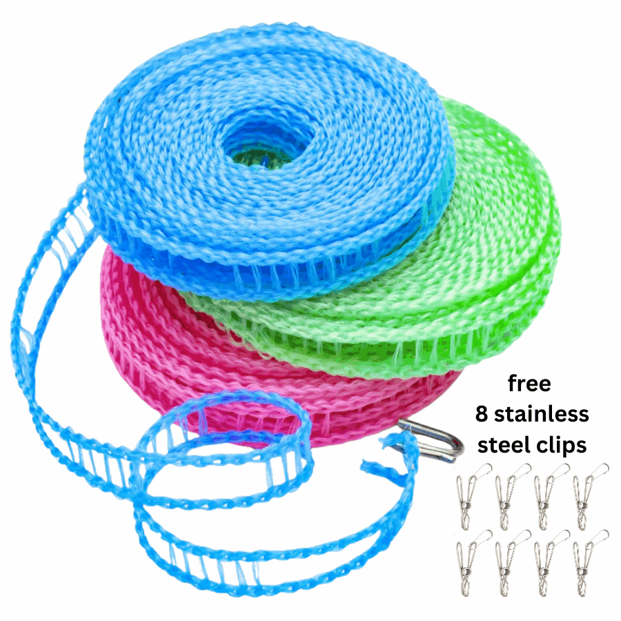Anti-slip Windproof Drying Rope Drying Clothes Hanging Rope Outdoor Camping Accessories