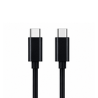 60W, USB-C to USB-C Fast Charging Cable 1m Black, Type-C Charging and Data Cable, Compatible with USB-C Smartphones, Tablets, Power Banks and Chargers