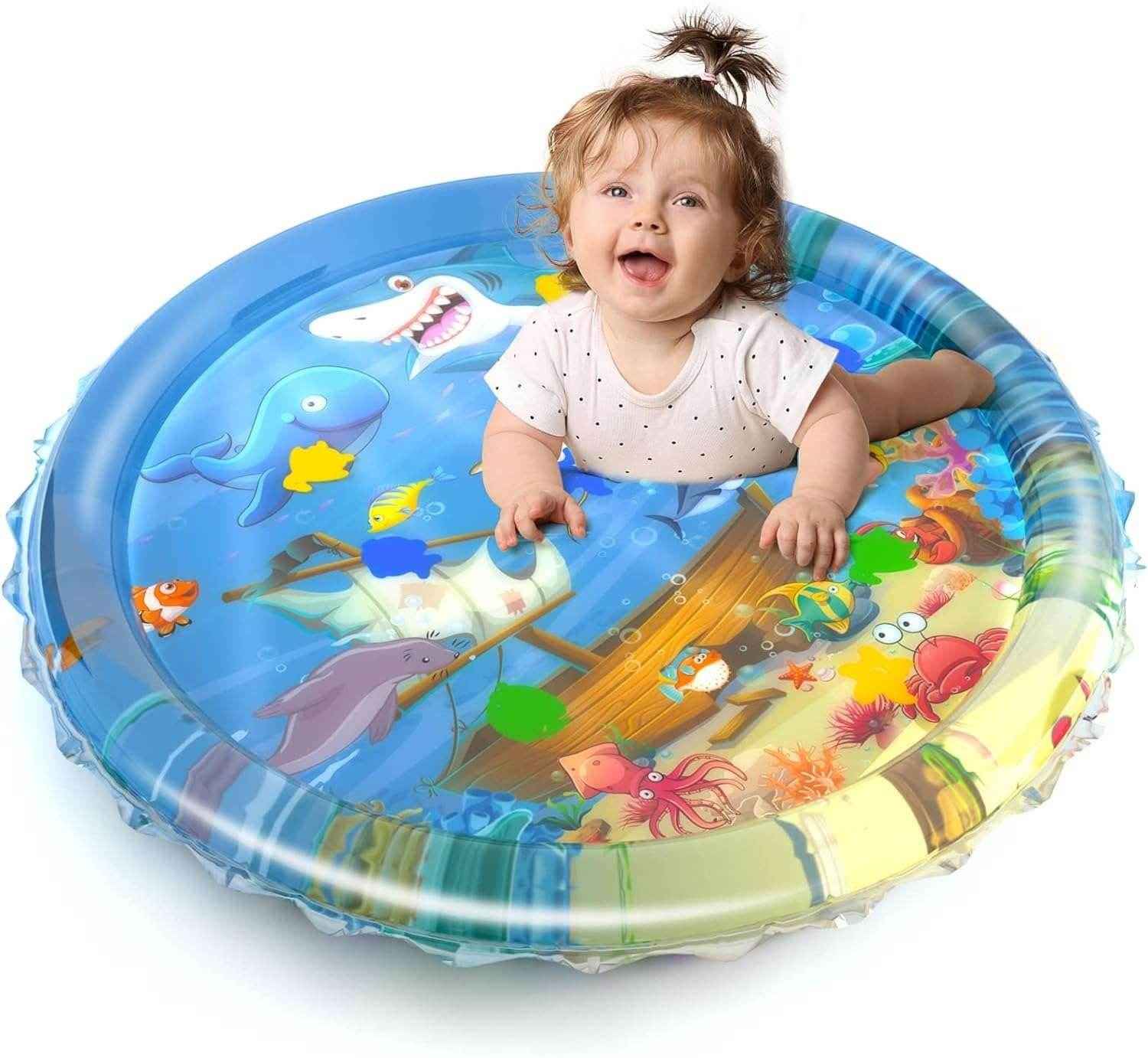 Inflatable baby water play mat - Baby’s Ocean Paradise – Splash, Play & Grow!